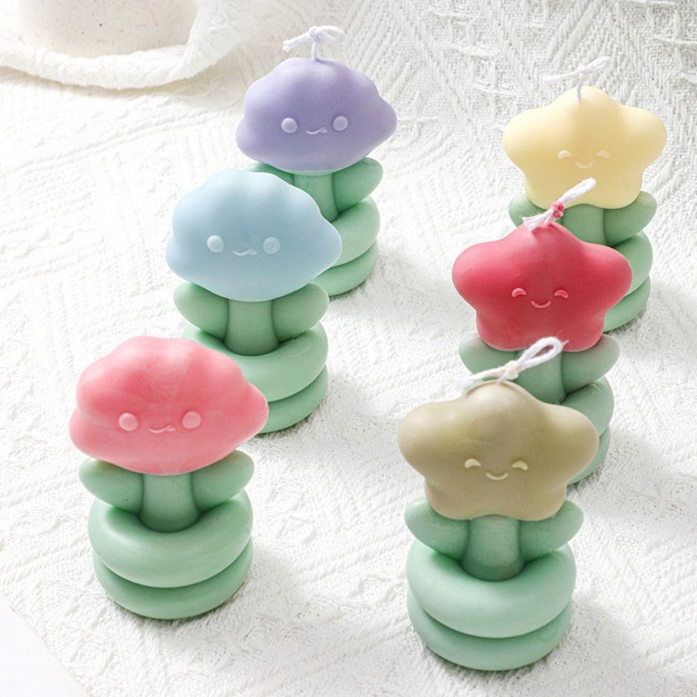 

3D Flower Candle Mold DIY Silicone Mold Epoxy Resin Soap Mould Home Decor