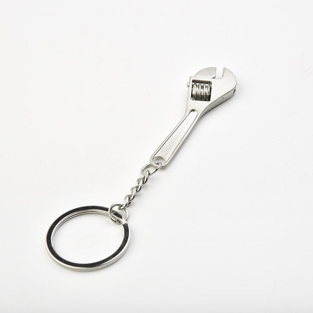 Wrench Style Keychain Fashion Silver Compact 1pc Accessories Decoration