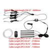 LED Car Opitcal Fiber Ambient Lighting Parts Auto 6/8 Meters Optical Fiber String RF Remote Atmosphere Lamp Decor