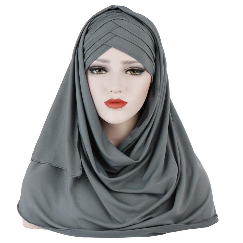 Muslim Instand Shawl Hijab Headscarf 