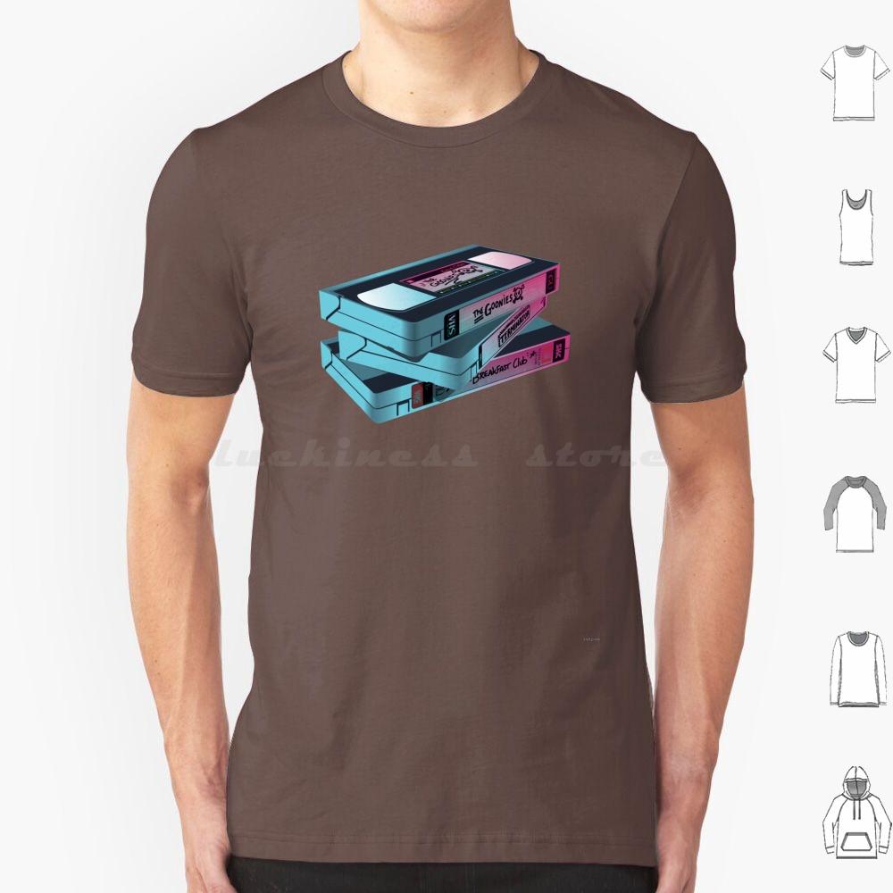 Vhs 8os Saturday Night Playlist T Shirt 6xl Cotton Cool Tee Vhs Vcr 1980s 80s Cassette Movies Retrowave Vaporwave Outrun Tapes S