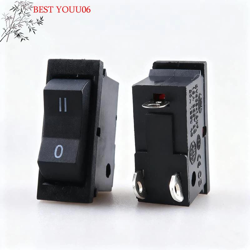 (YOUU06)1Pcs Electric Hot Water Bottle Heater 3 Gear Toggle Type Black Red Electrical Hair Dryer Button On Off DIY Accessory