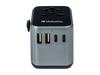 Adaptateur secteur universel de voyage - verbatim - uta-03 - 30 watt - pd 3.0 - quick charge 3.0