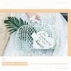 Plastic Hollow Shopping Storage Basket, Foldable Bath Basket, Fruit Basket