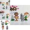 Decora Con Action Figure del Film Madagascar Bambole Fedeli ai Personaggi Per Ornamento Materiale Pvc Sicuro