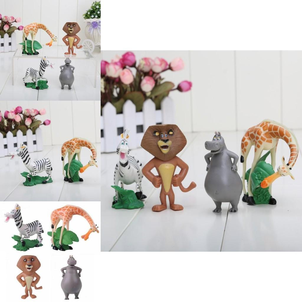 Decora Con Action Figure del Film Madagascar Bambole Fedeli ai Personaggi Per Ornamento Materiale Pvc Sicuro