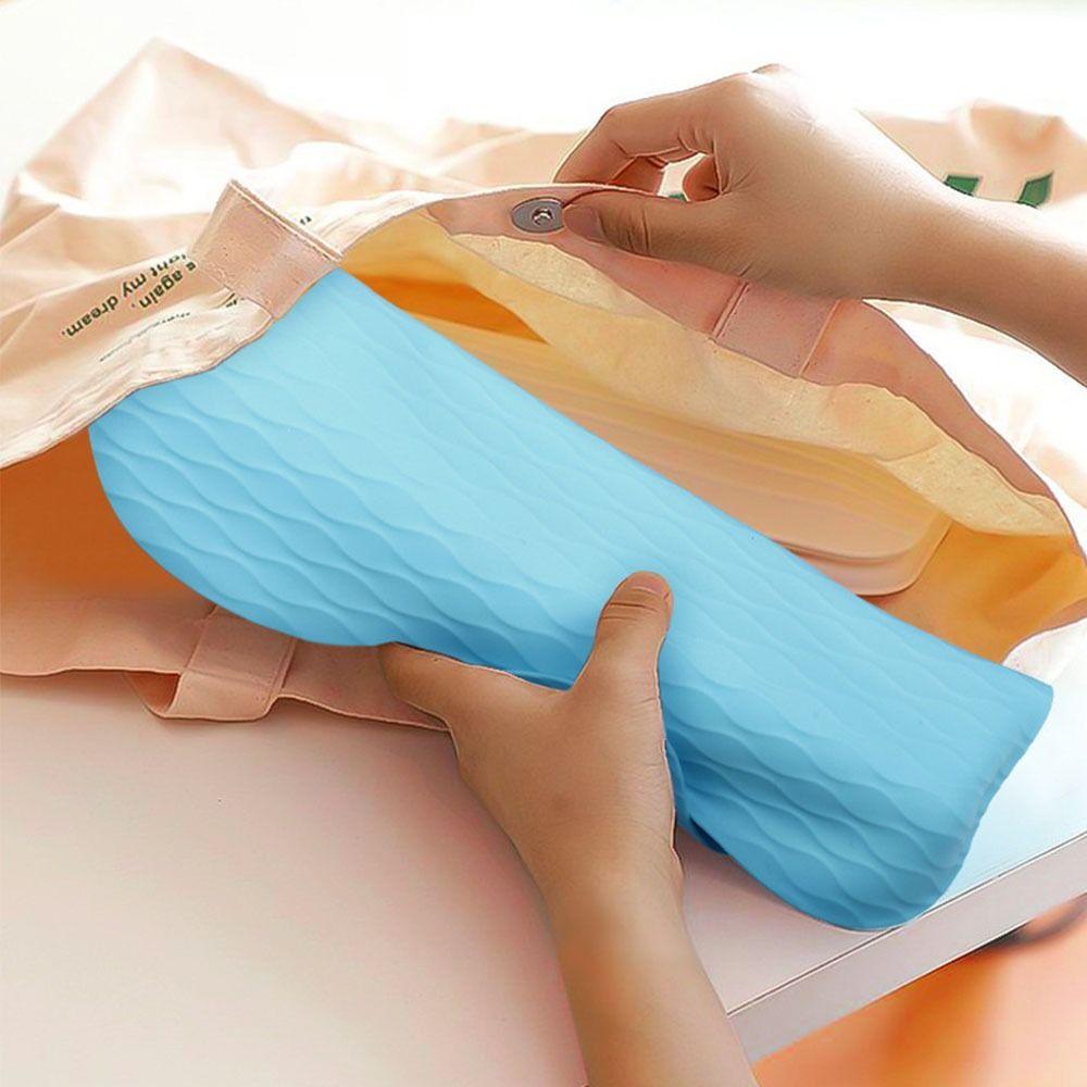 Silicone Hair Straightener Mat Hairdressing Hair Straightener Storage Bag  Women