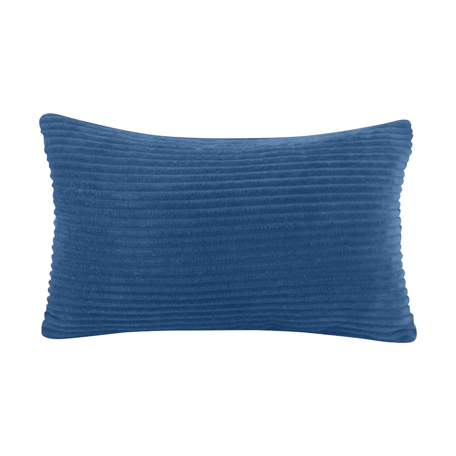 

Домашний текстиль: Мягкий вельвет, полосатый бархат, прямоугольный декорированный чехол для подушки One Size