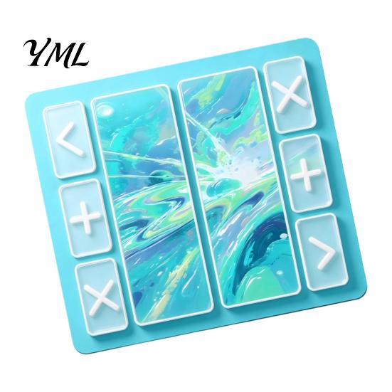 Trading Board for Kids Fidget Mat, Non-Slip Rubber 18" x 16" Portable with Markers Accept Add Reject Toys Game Table Mat