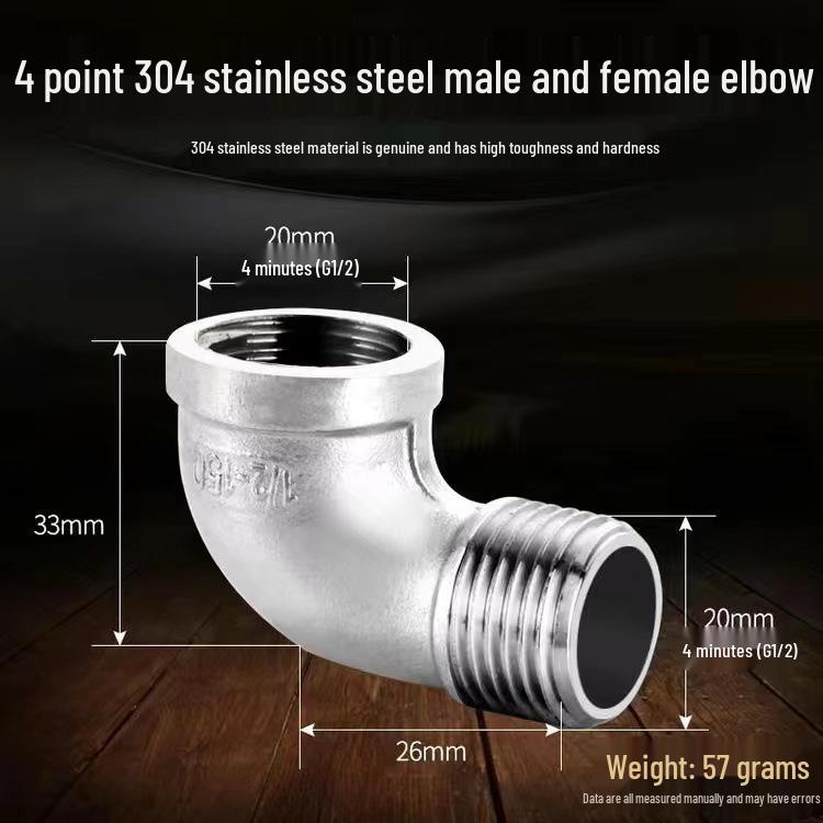 Oțel Inoxidabil Tee Cot Reductor cu Filet Interior: Accesoriu conductă instalații sanitare 6 puncte la 4 puncte