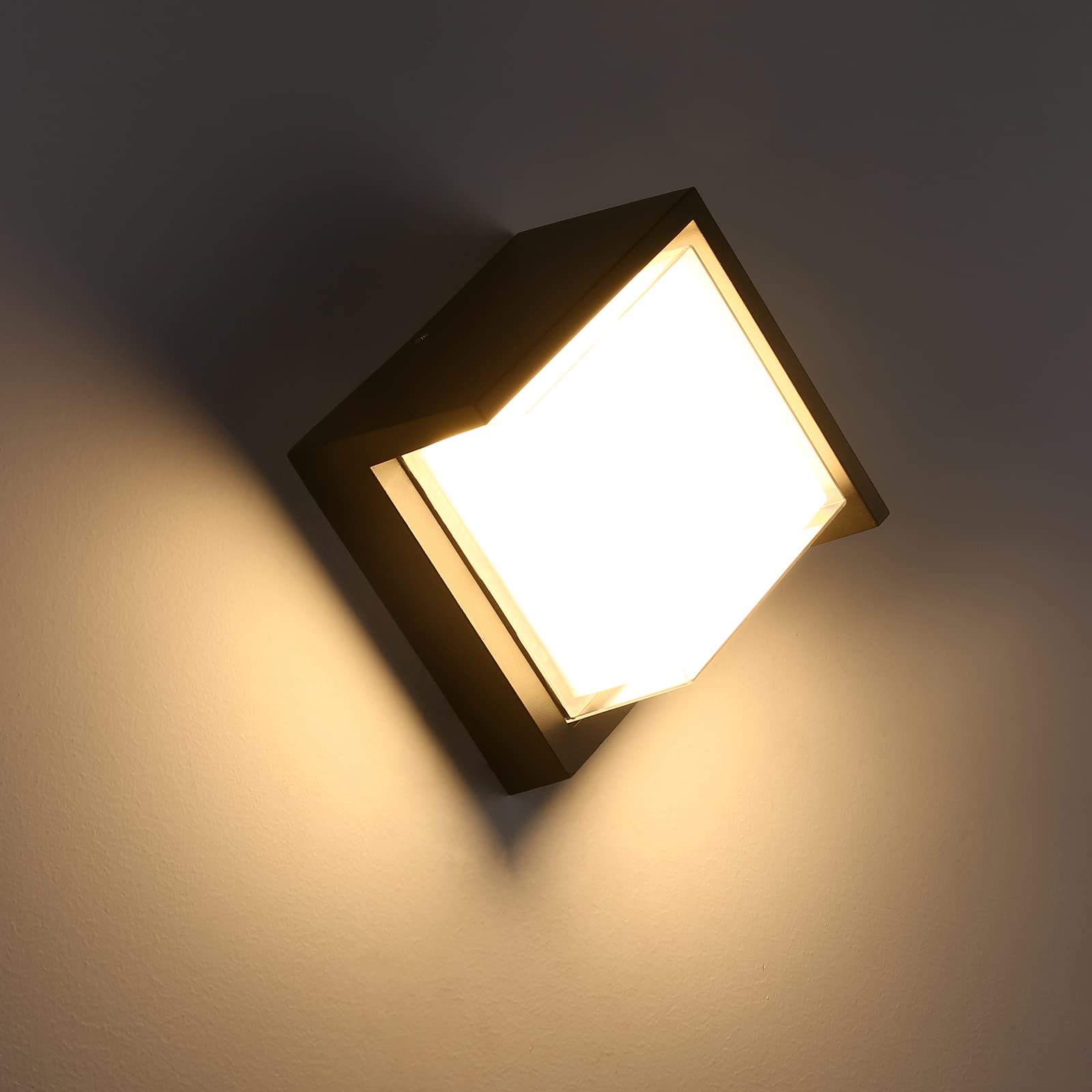 

Lightess LED Bracket Light, Entryway Light, Porch Light, Rainproof IP65, Gatepost Light, Wall Lamp, Wall-Mounted Light, Entrance Lighting, Wall