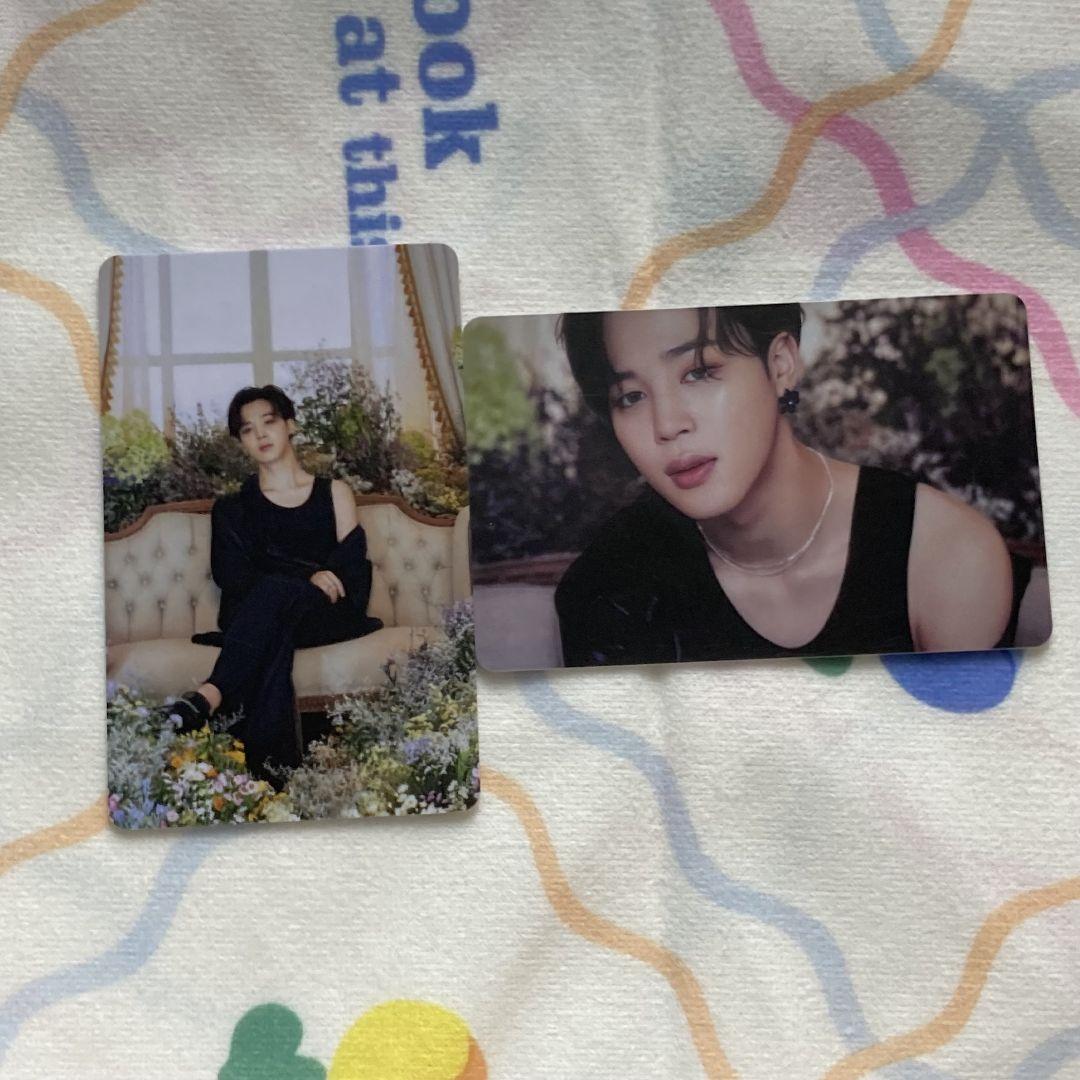 

[USED] BTS Jimin BE Unreleased Lucky Drop Korean Trading Cards Set of 2