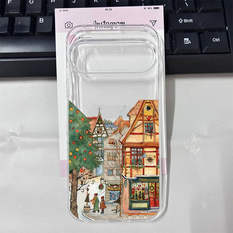 

Чехол для телефона Google Pixel 10 Pro XL Retro Sunset Snow Mountain для Google Pixel 10 Pro XL 8 9 8A 7 6 9Pro Cover Мягкий чехол из ТПУ Google Pixel 6