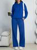 Fashionable Fleece Hoodie and Wide-Leg Pants Set for Cross-Border E-Commerce