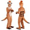 Cos Costume d'Halloween Journée des Enfants Spectacle sur Scène Cosplay Adulte Enfants Animal Africain Mangouste Suricate Costume de Jeu de Rôle