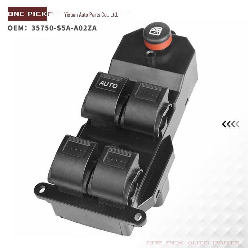 

35750-S5A-A02ZA: Fits 2002-2006 Honda CR-V Power Window Master Switch. Electric