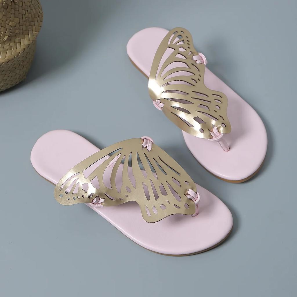 Fashion Women's slippers 2024 new spring and autumn  luxury classic casual shoes lightweight slippers flat heel slippers