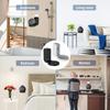 Kunststoff Wandhalterung Aufhänger Kabelmanagement Smart Speaker Halter Ständer Platzsparende Zubehörteile für Echo Dot 5/4