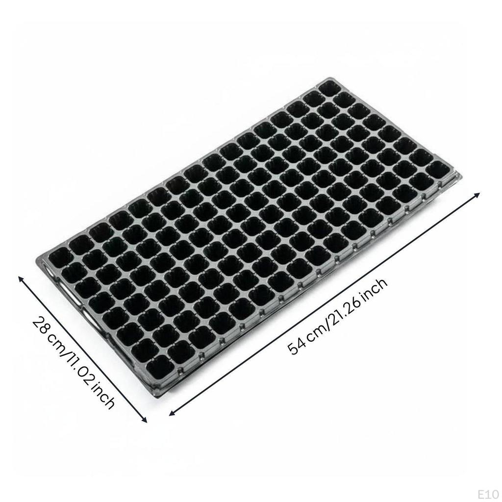 Nursery Tray Thickened Starter Drainage Holes Indoor Growing Trays for Farmers, Gardeners,