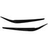 Headlight Eyelid 2pcs Headlight Eyebrow Left Right Compatible with 5 Series G30 G31 G38 M5 525I 530I 540I 2017?2021 (Glossy Black)