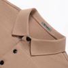 Lapel Long-sleeved T-shirt Men's Striped Tops Spring Autumn Middle-aged Casual Polo Shirt Dad Outfit