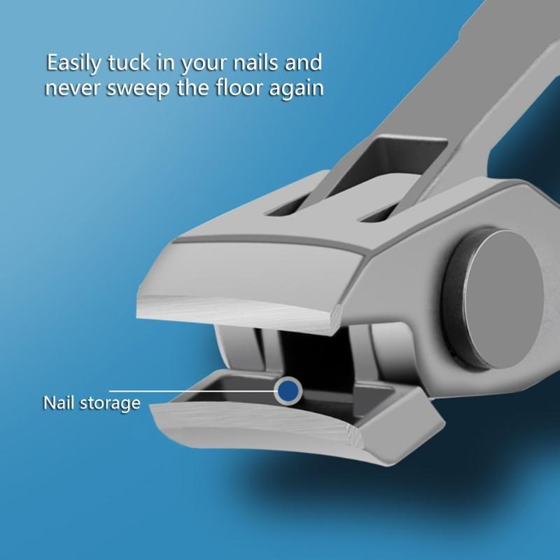 Wide Jaw Opening Nail Clippers Toenail Clippers for Thick Nails Cutter for Ingrown Nails Manicure and Pedicure Tools