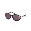 Melody Smoke Oval Ladies Sunglasses Ft1090 01a 59
