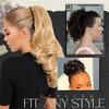 Stretchy Banana Hair Clip Metal Ponytail Holder Fashion Hair Hook  Hair Accessories