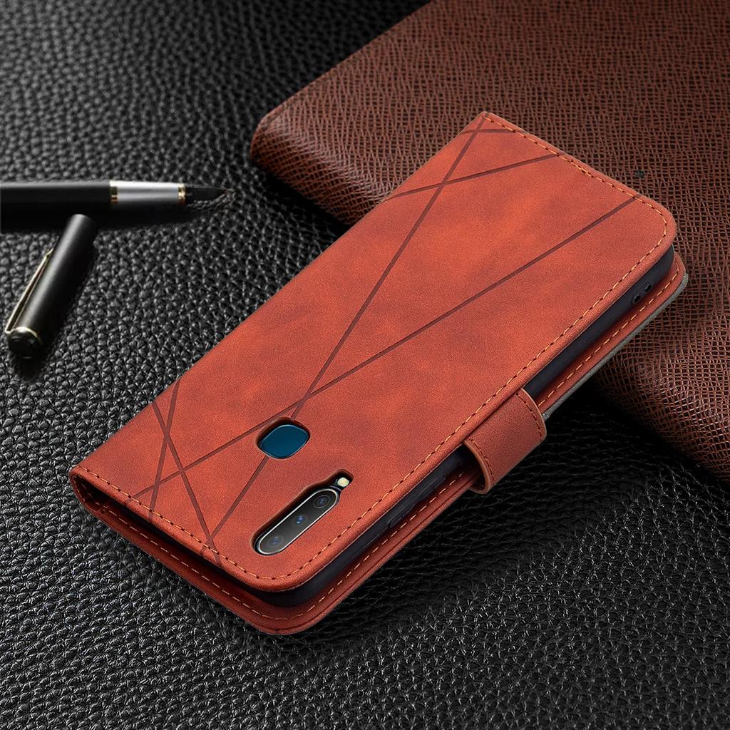 Luxury Wallet Business Magnetic Flip Leather Case For VIVO Y11 Y15 Y12 Y17 Y20 Y51 2020 Y51A Y51S V21 V21E 4G V21E 5G Cover