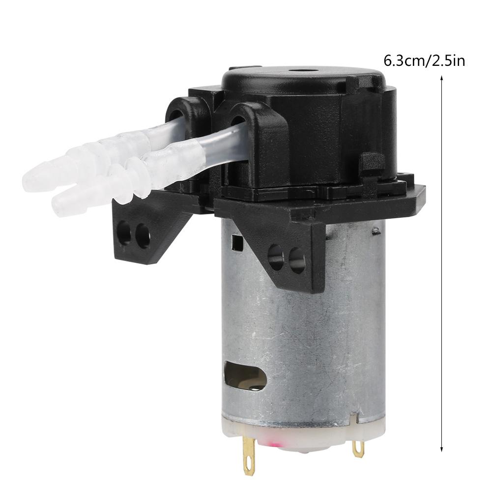 Pompă dozatoare DIY Cap de tub peristaltic pentru acvariu, laborator, analiză chimică( negru 24v 3*5)