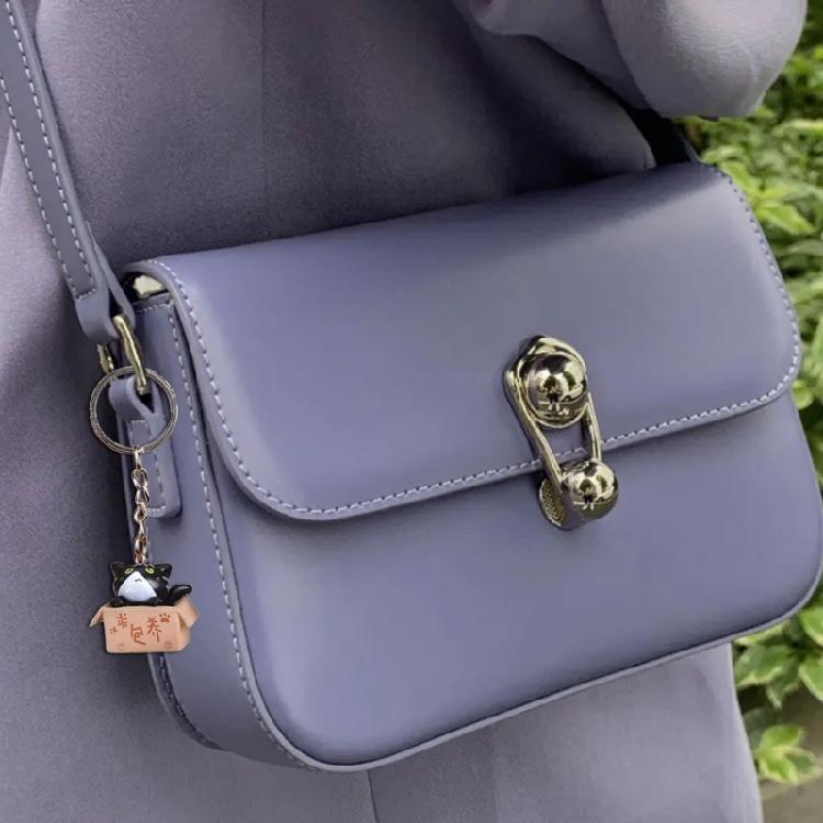 Practical Lovely Animal Happy Cats Keychain Small Pendant Versatile Daily Accessories for Home and Office Decoration