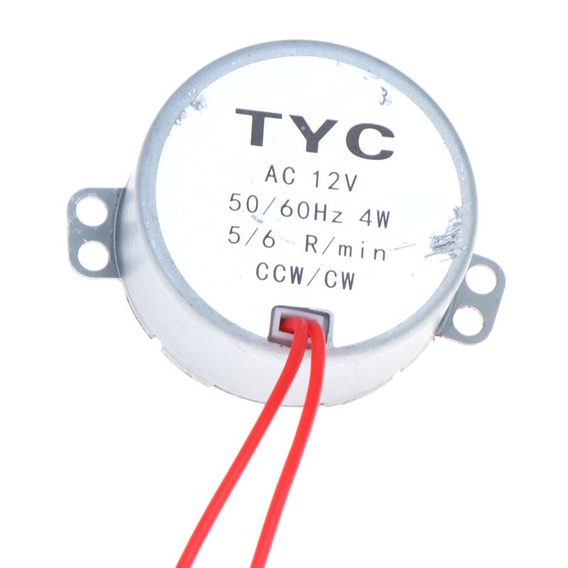 5-6 U/Min Stabiler Synchronmotor Tyc-50 AC 220V 12V 50/60Hz Drehmoment 4Kgf·Cn4Wcw/Ccw Mikrowellen-Drehteller Für Elektrischen Ventilator