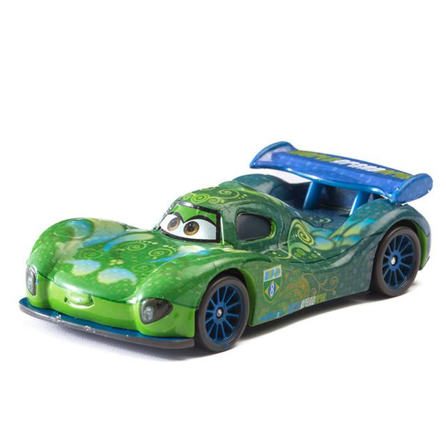 Bilar leksak Pixar Cars Blixten McQueen Jackson Storm Bärgarn Sally Sheriffen 1 : 55 Legering Tryckgjutning Miniatyrbil Pojke Julklapp