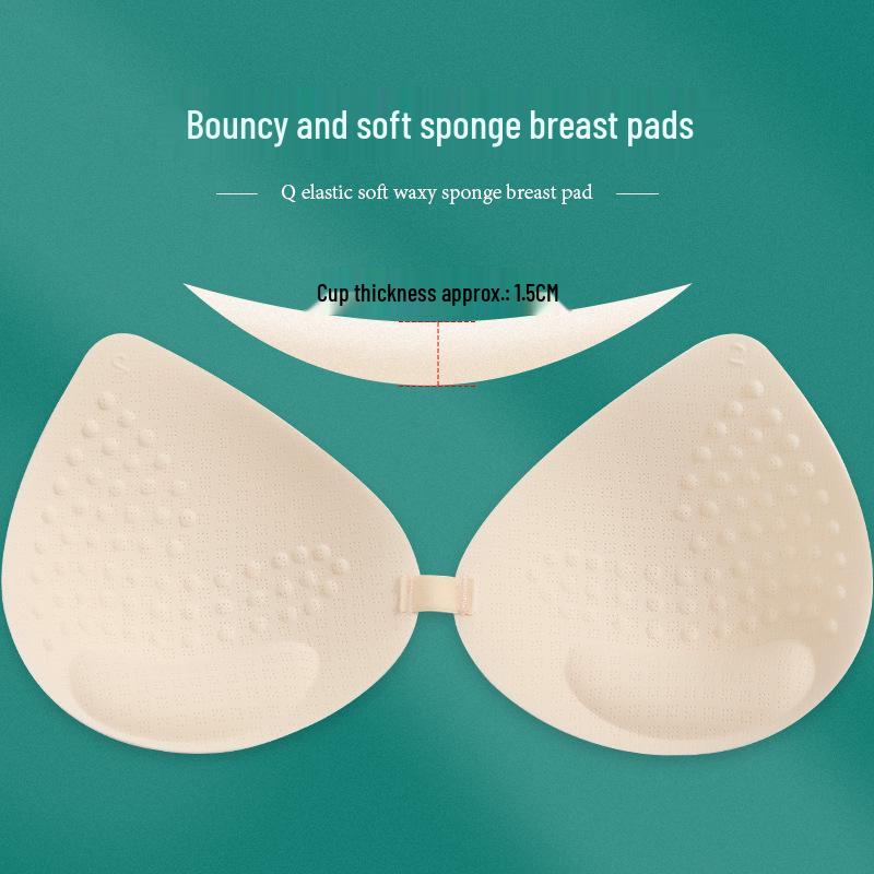 

Красивые вставки для спины бюстгальтера: Тонкие и толстые латексные накладки для груди, женский сменный спонж для раздельной поддержки, цельный дизайн M