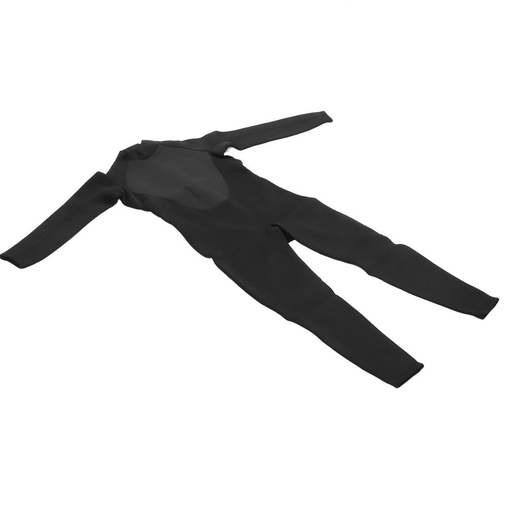 3mm Neoprene Wetsuit UV Full Body Diving Suit Sleeve Front Zip Wetsuit for Diving Snorkeling Surfing Swimming Black