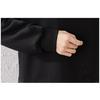 DIMANAF 2025 Plus Size Women Hoodies Shirts Black Autumn T-shirt Long Sleeve Loose Casual Tops Tees