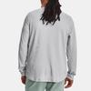 Under Armour Solid Logo Crew Neck Pullover Long Sleeve T-Shirt Men Tops Modern-Gray 1302356-012