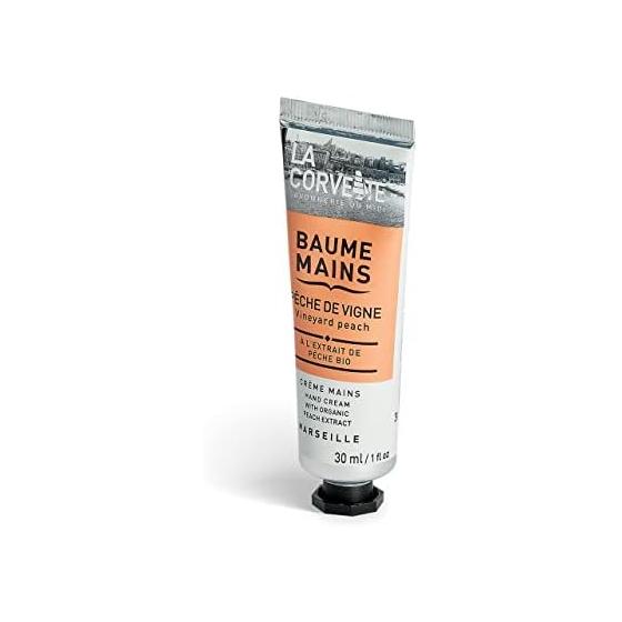 La Corvette Hand Cream 30mL (Vineyard Peach), Olive Oil Contains, Moist