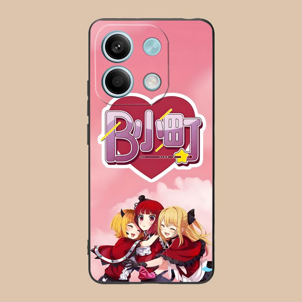 Oshi No Ko B-Komachi Phone Case for POCO M6 M5 M4 M3 X7 X6 X5 X4 X3 F6 F5 F4 Pro GT 5G Colour Protective Pretty Cover Luxury