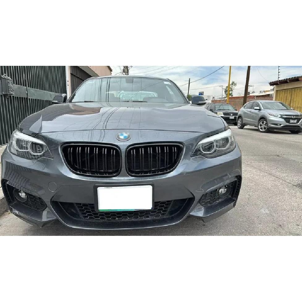 Pentru BMW Seria 2 F22 F23 F87 M2 2014-2018 Negru Lucios Grilaje Nas Dublu Bara Față Mașină Accesoriu Styling Mașină Grilaje Racing