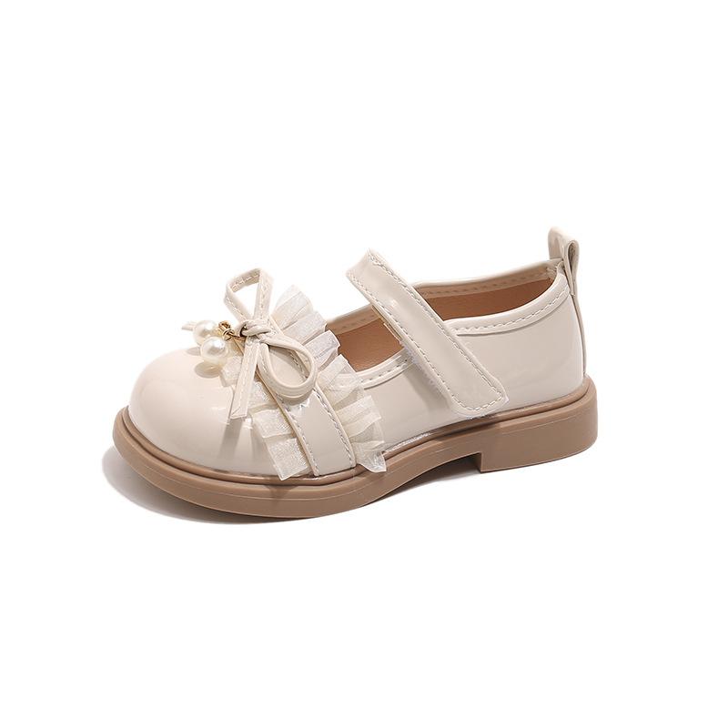 

Девочки Лолита кожаные туфли милые туфли принцессы 2025 весна и осень новые бант зарубежный стиль одинарные туфли девочки туфли для выступлений 23-25 yards, 3 pairs in one hand