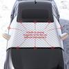 Waterproof Three‑Window Car Snow Frost Cover Windshield Sunshade Mirror Sleeve for Outdoor Vehicle Winter Anti‑Freezing Use