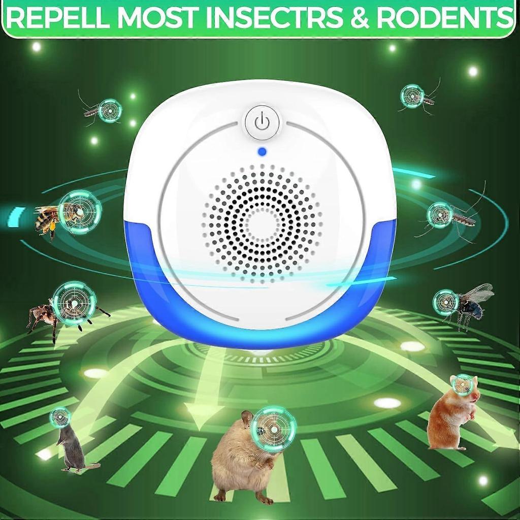 2025 Latest Model Ultrasonic Pest Repeller 6 Pack,Electronic Mouse Repellent for