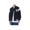 New MLB College Style Series Baseball Jacket Unisex Black 3AJPV0934-50BKS