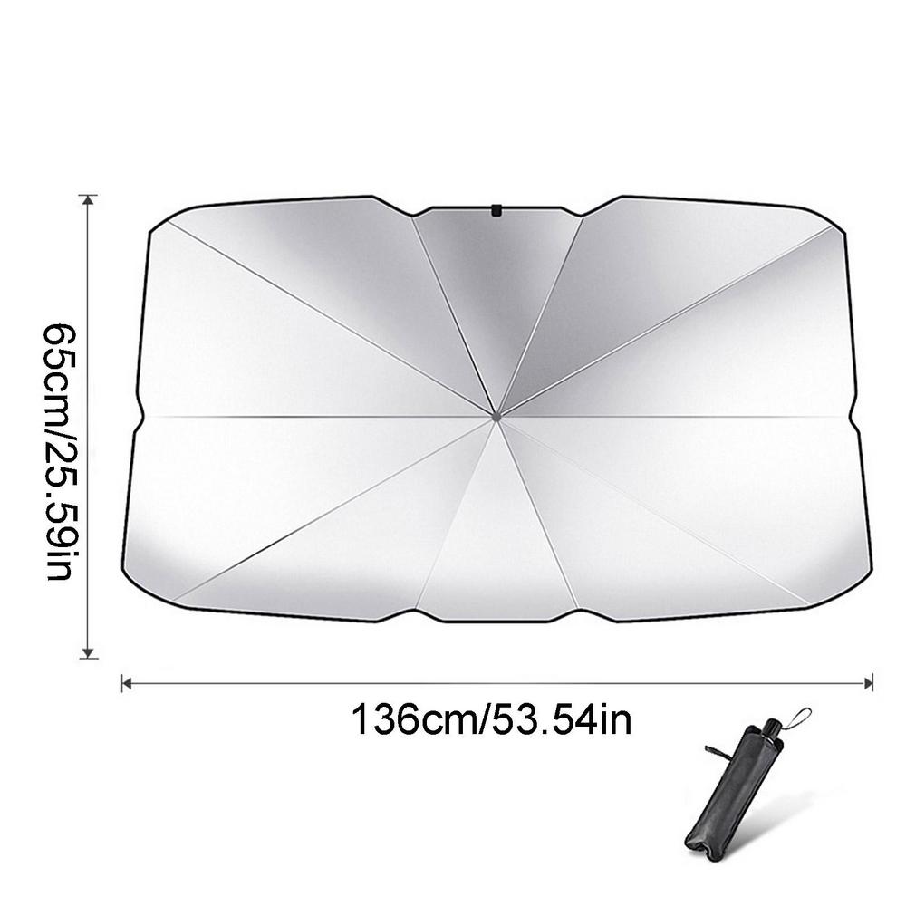 Car Windshield Sun Shade Umbrella Auto Front Window Sun Shade Protector Parasol Heat-proof Sun Protection Folding Sunshade
