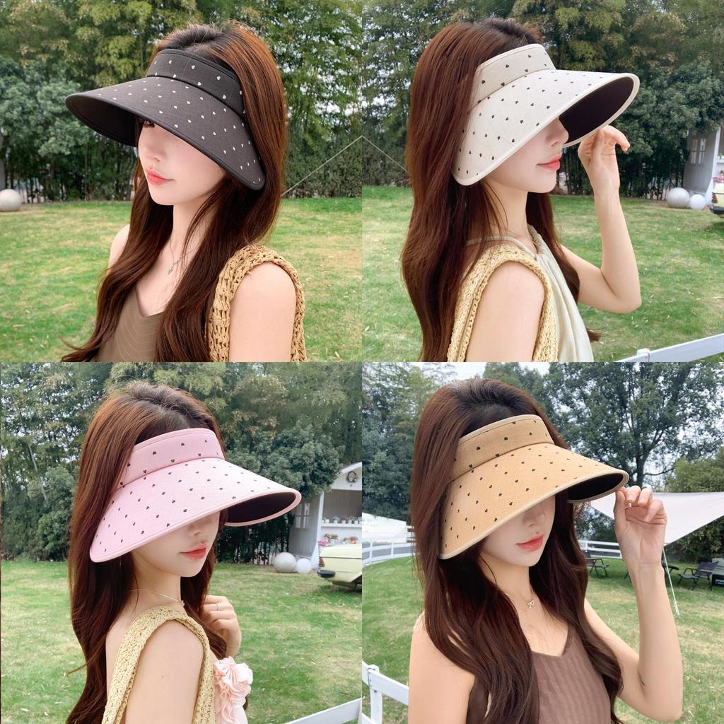 Polyester Sun Hat For Women With Wide Brim Uv Protection Summer Fashion Accessory