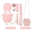 1set Faux Leather Pieces Materials,  DIY Sewing Cute Bag Template, DIY Making Mini Pig Shoulder Bag Leather Design Stencil Molds