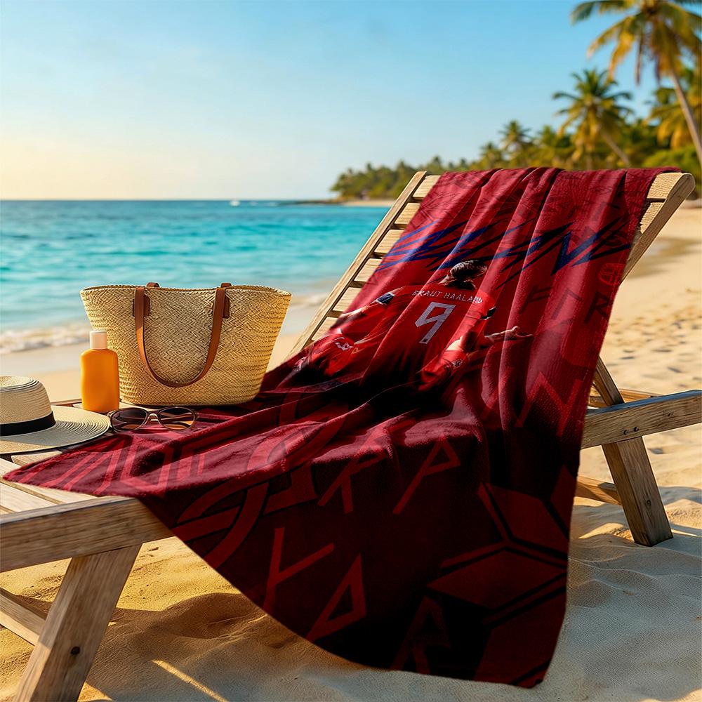 Haaland Beach Towel Soft Durable Quick-Dry Comfortable Lightweight