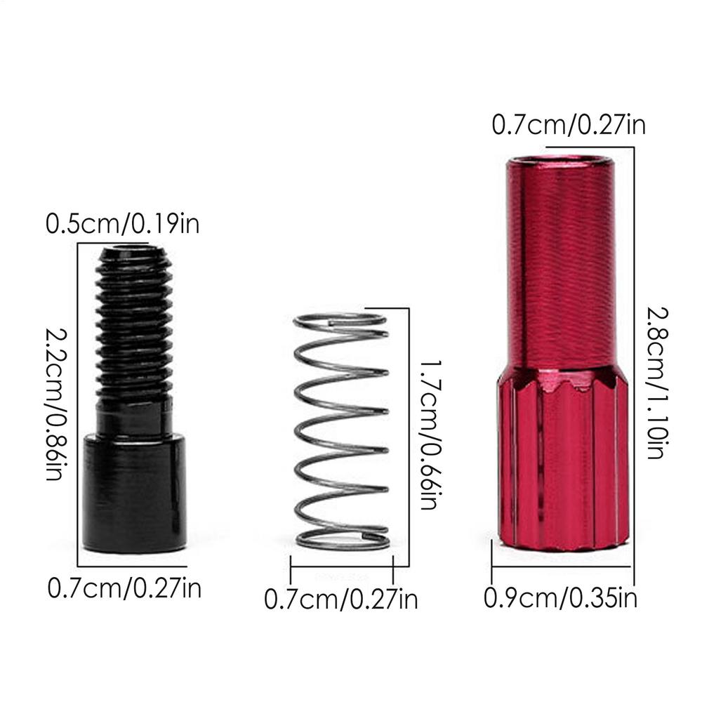 Bike Cable Barrel Adjuster Bicycle Cable Adjustment Screw Bike Accessory For Bicycle Mountain Bike Road Bike Mountain Bike