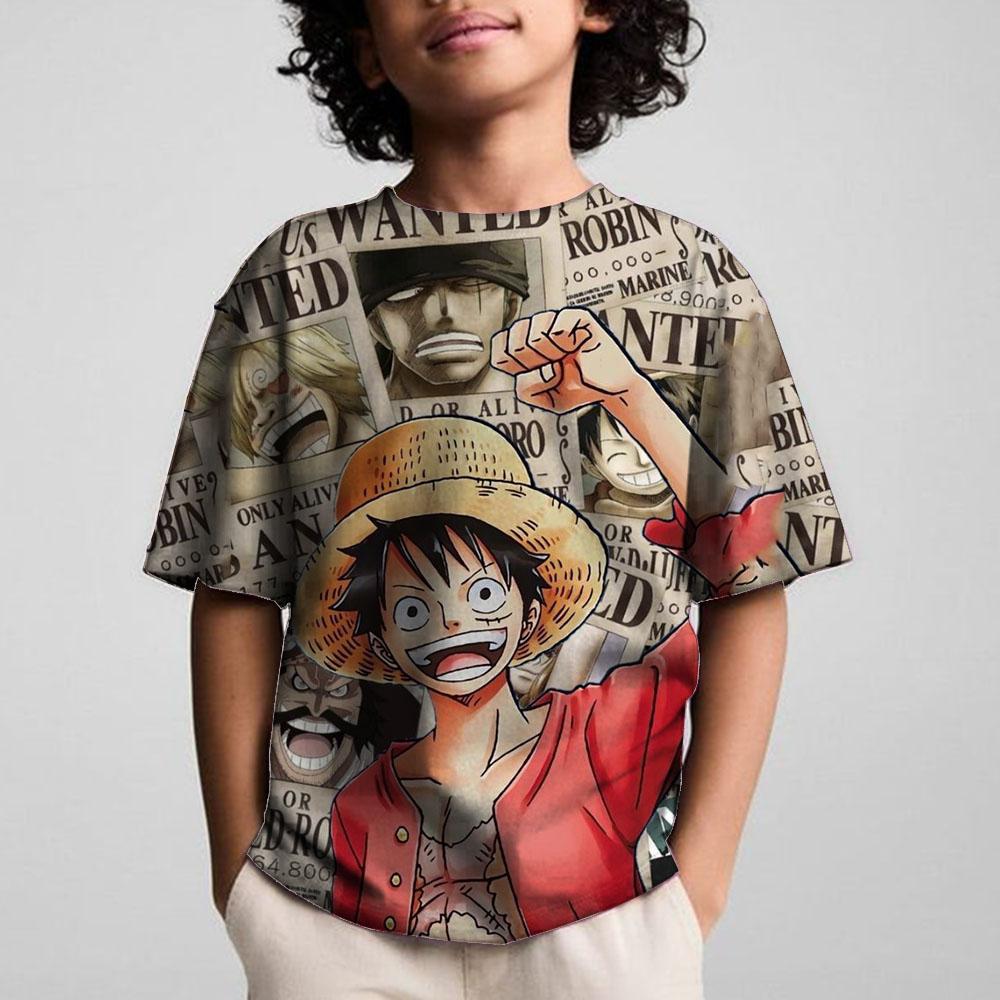MANOF／2025 LAYER SHIRT ONE PIECE Cool 2025 New One Piece Children's 3D Printed Cartoon T